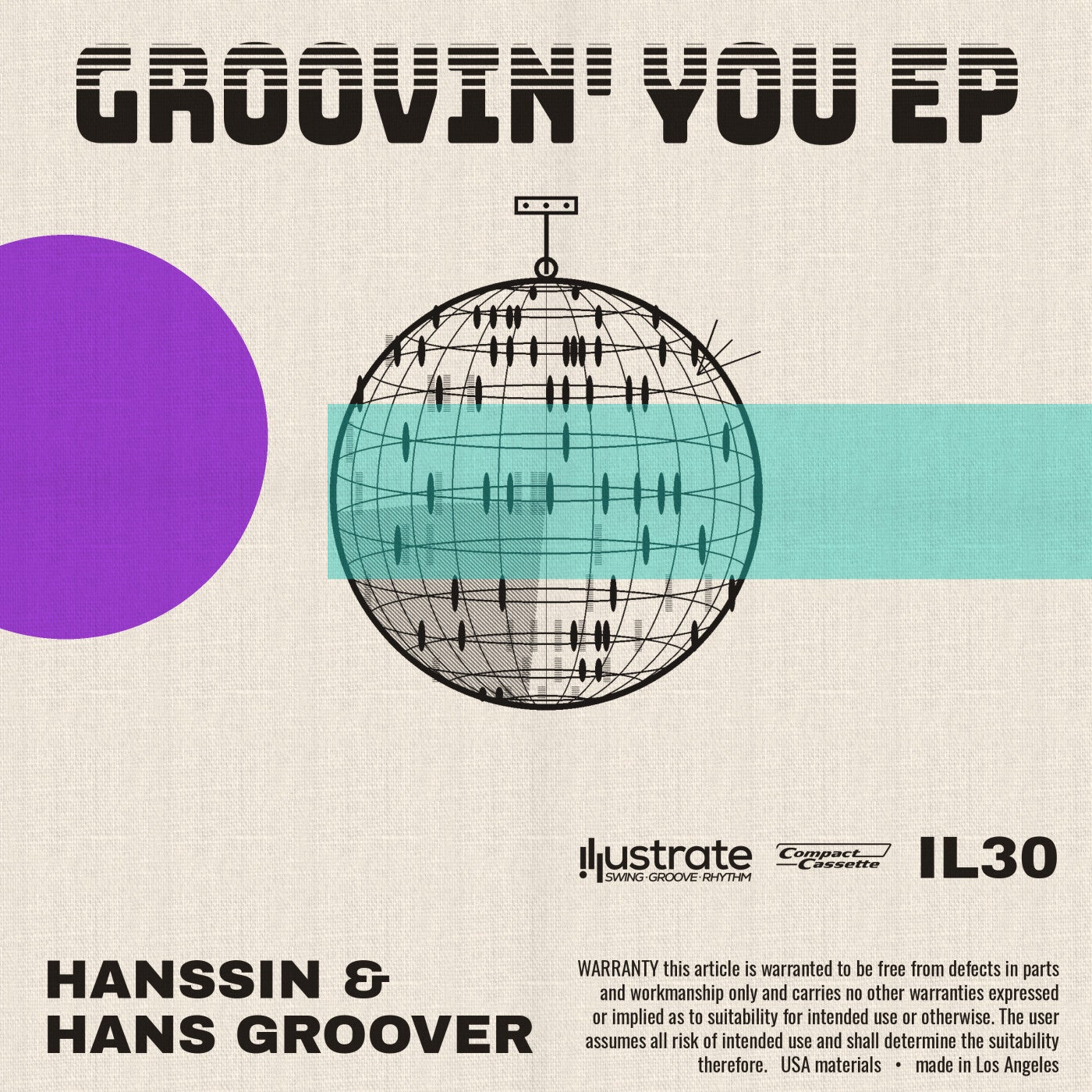 Groovin' You EP cover art, Hanssin and Hans Groover